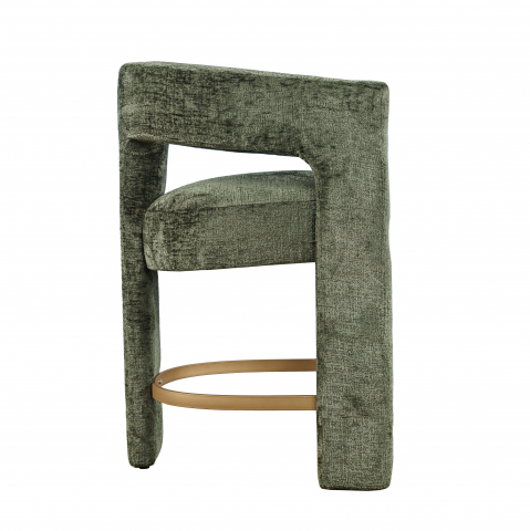 Scaun Inalt Leith Tapitat Verde Olive [4]
