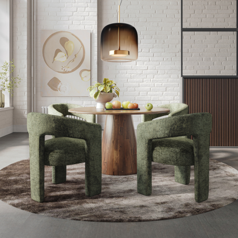 Scaun Leith Tapitat Verde Olive [1]