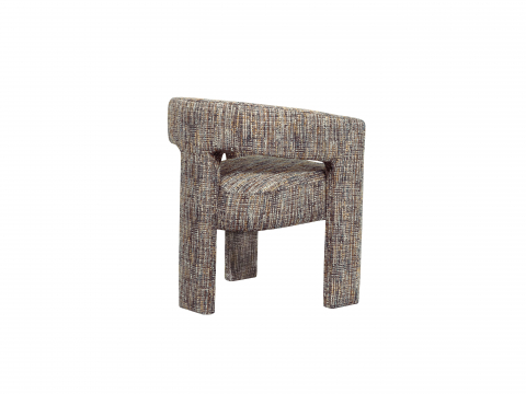 Scaun Leith Tapitat Multicolor [3]
