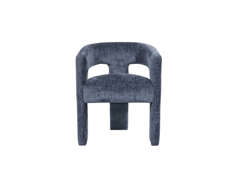 Scaune - Scaun Leith Tapitat Bleumarin