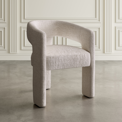 Scaune - Scaun Leith Tapitat Taupe