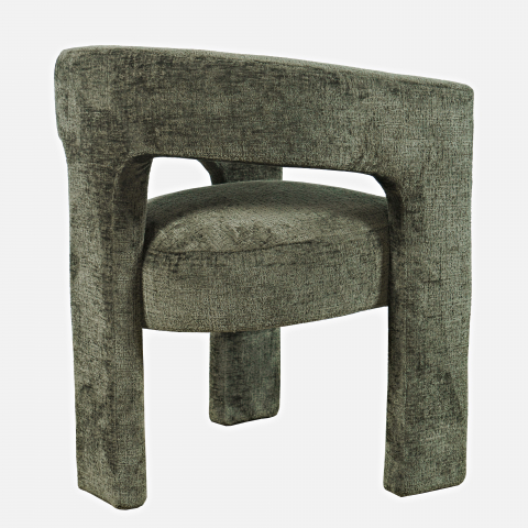 Scaun Leith Tapitat Verde Olive [5]