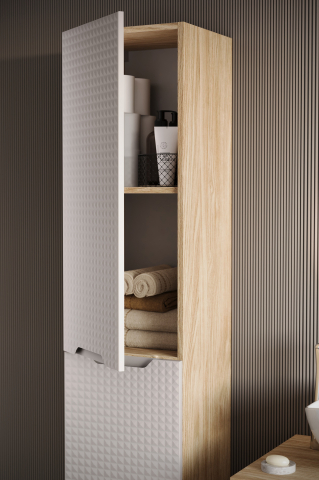 Set Baie Luxor Beige 140 cm cu Cos de rufe [4]