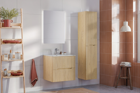 Produse - Set Baie Nordic Cremona 60 cm cu Oglinda LED