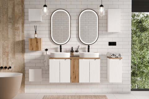 Set Baie Nova White 120 cm