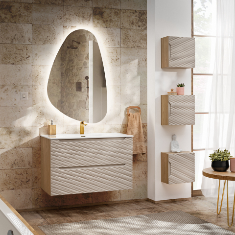 Ocean Beige - Set Mobila Baie Ocean Beige