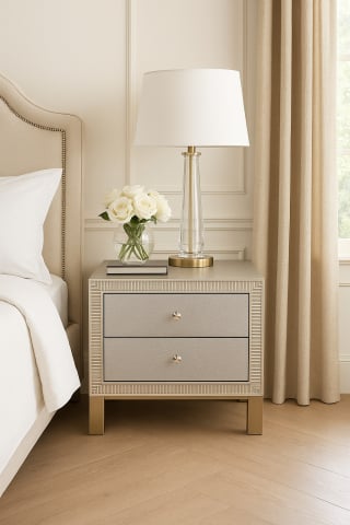 Comode Armonia - Noptiera ST901 Auriu Sampanie