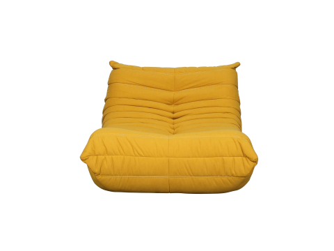 Sezlong Nua si Taburet Galben [4]