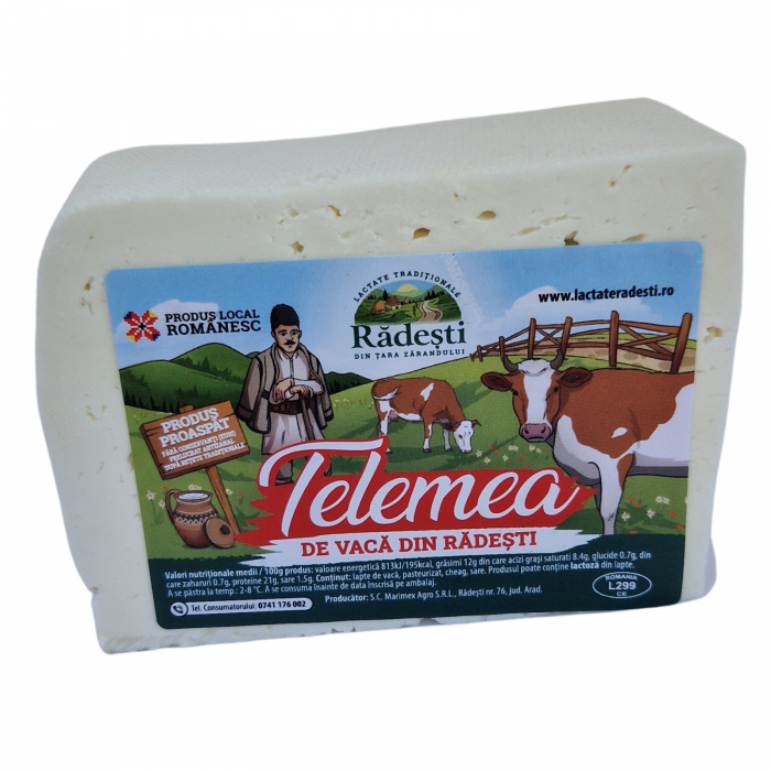 Telemea cu lapte de vacă din Rădești - 400g [3]