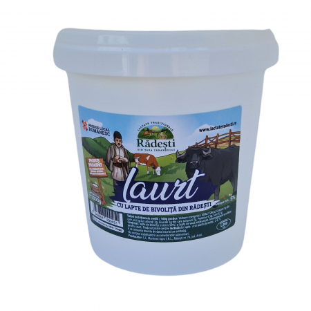 Iaurt cu lapte de bivoliță și vacă din Rădești - 500g [1]