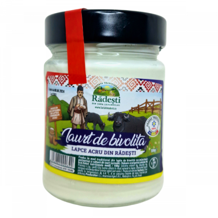 Iaurt de bivoliță - Lapce acru de Rădești - 300g [1]