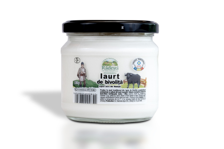 Produse atestate traditional - Iaurt de bivoliță - Lapce acru de Rădești - 300g