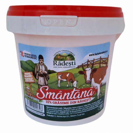 Smântâna de Rădești 32% grăsime - 500g [1]