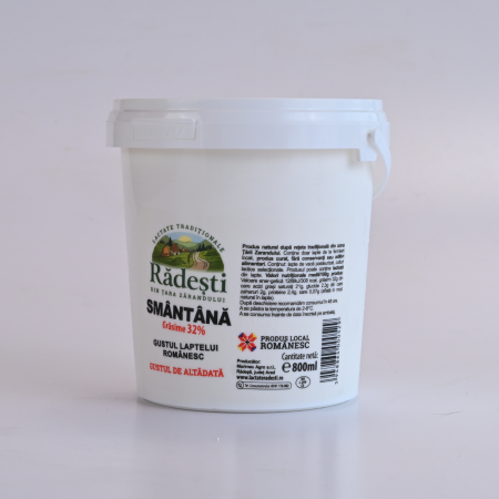 Produse - Smântâna de Rădești 32% grăsime - 800g