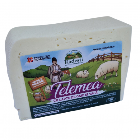 Telemea cu lapte de oaie și vacă din Rădești - 300g [1]