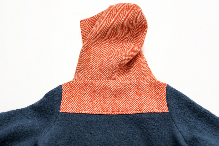 Jachetă din lână merinos fiartă și Harris Tweed, pentru copii [7]