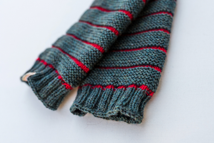 Jambiere tricotate handmade din lână merinos, pentru copii [2]