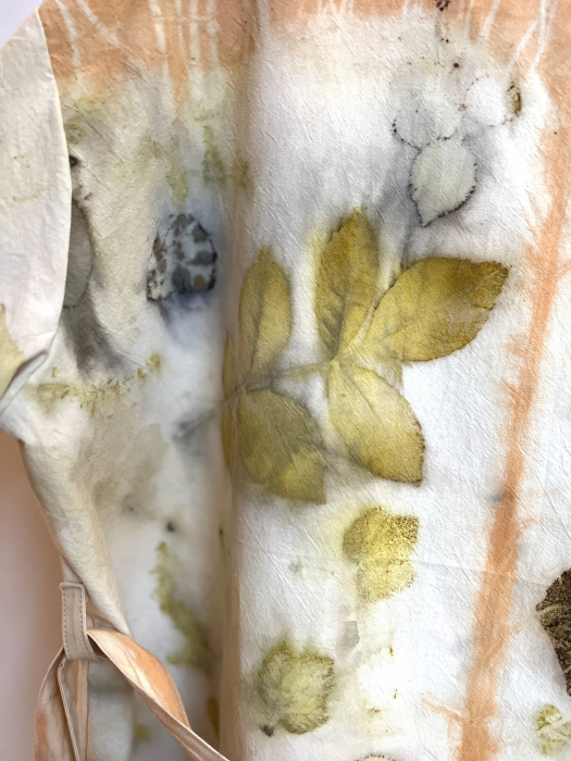 Kimono din bumbac imprimat cu plante, pentru femei- S/ M/ L [3]