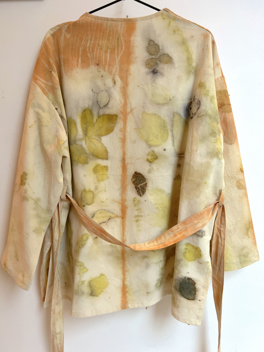Kimono din bumbac imprimat cu plante, pentru femei- S/ M/ L [2]
