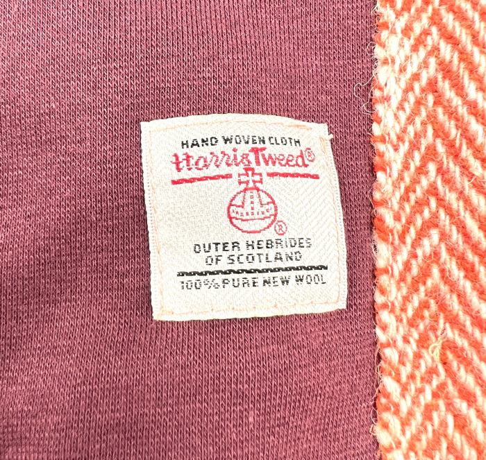 Palton scurt din lână pură- Harris Tweed, pentru fete [7]