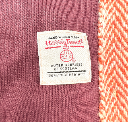 Palton scurt din lână pură- Harris Tweed, pentru fete [6]