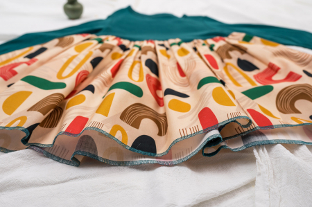 Rochie din jerse de in și bumbac organic [5]