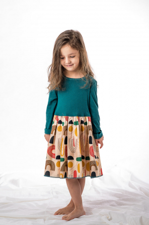 Rochie din jerse de in și bumbac organic [1]
