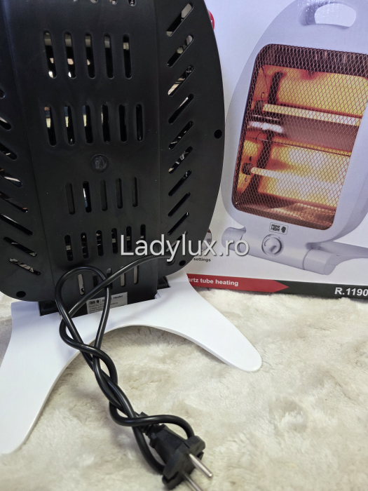 Încălzitor pliabil compact cu cuarț infraroșu – Soluție de încălzire portabilă de 800W [4]