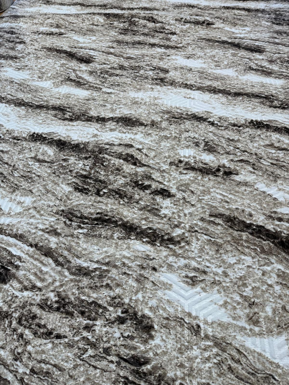 Covor 2x2.70 m Lucrat pe Antiderapant- Model Marmorat Maro [3]