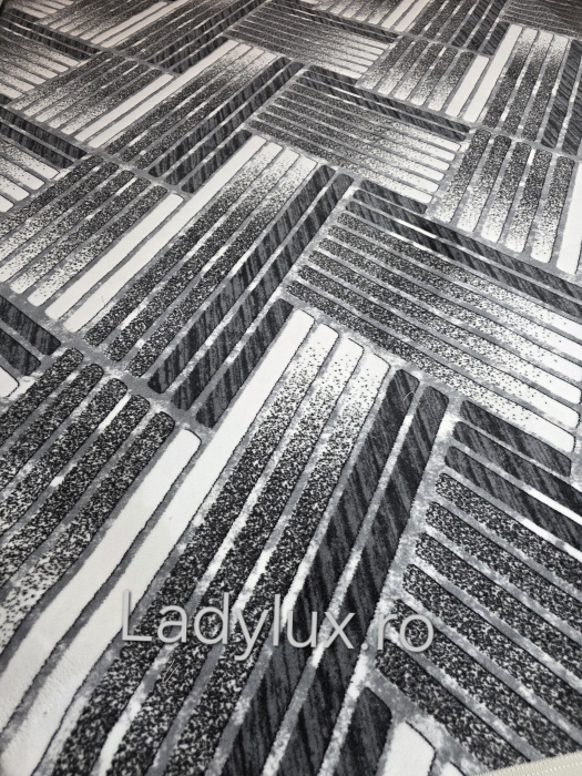 Covor 150x220cm - Model Parchet Gri [2]