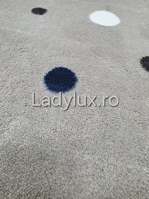 Covor Copii 100x180, Plusat, Cauciucat si Antiderapant-Buline [3]