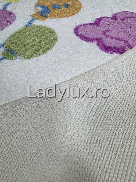 Covor Copii 100x150, Plusat, Cauciucat si Antiderapant- Elefant [5]