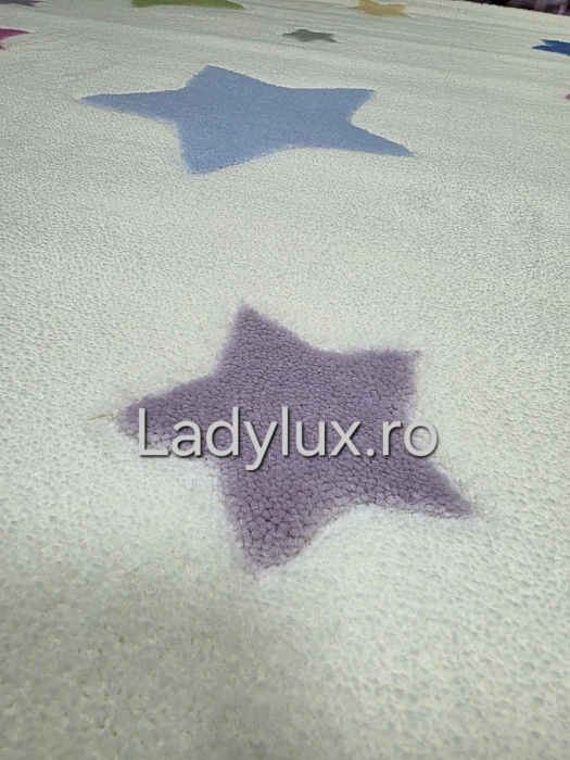 Covor Copii 100x150, Plusat, Cauciucat si Antiderapant- Stelute [3]