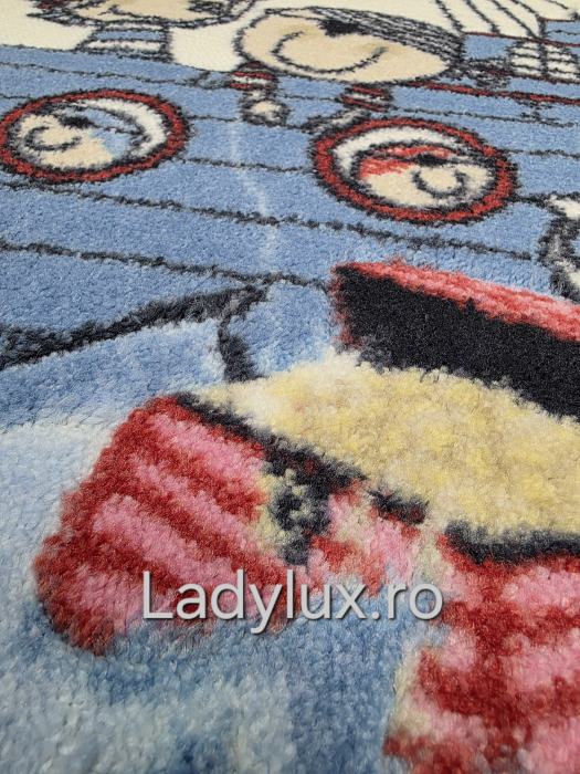 Covor Copii 100x150, Plusat, Cauciucat si Antiderapant- Pirati [3]