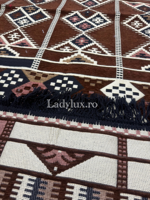 Covor cu Motive Tradiționale 160x250– Stil Autentic, Calitate Superioară - C1647 [4]