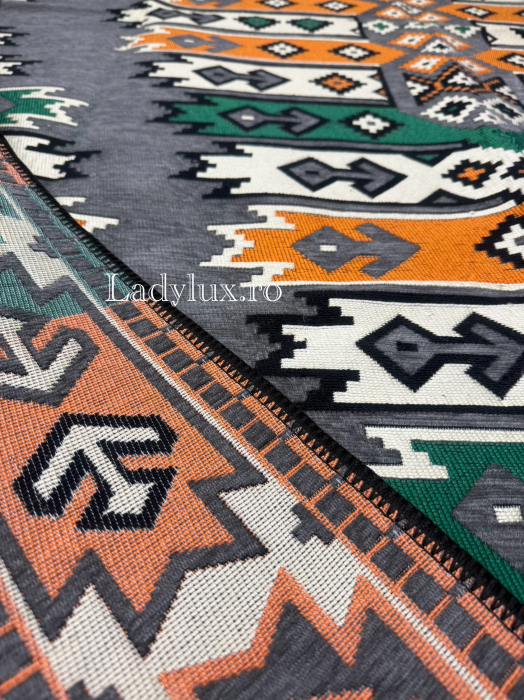 Covor cu Motive Tradiționale 160x250– Stil Autentic, Calitate Superioară - C1700 [3]