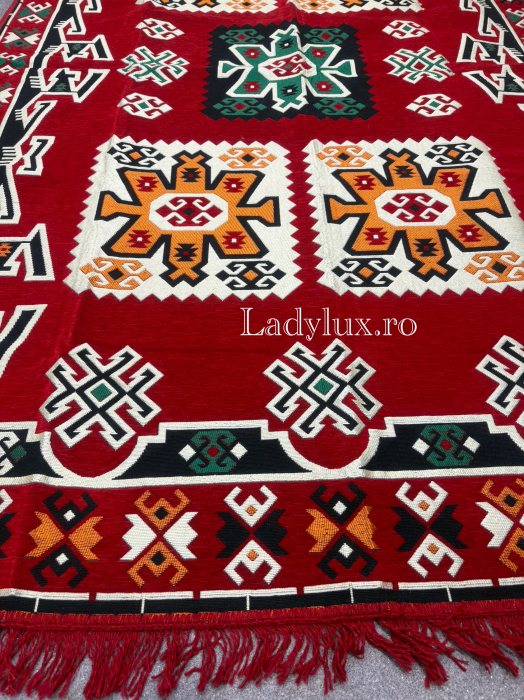 Covor cu Motive Tradiționale 160x250– Stil Autentic, Calitate Superioară - C1702 [2]