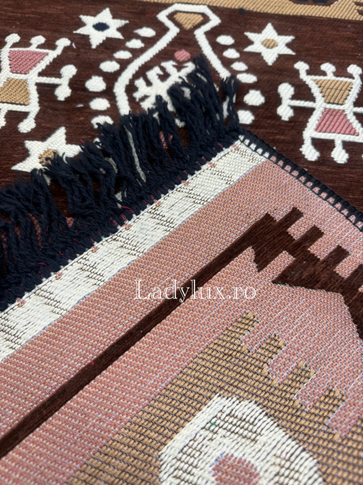 Covor cu Motive Tradiționale 60x120– Stil Autentic, Calitate Superioară - C1655 [3]