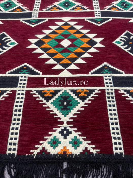 Covor cu Motive Tradiționale 60x120– Stil Autentic, Calitate Superioară - C1656 [2]