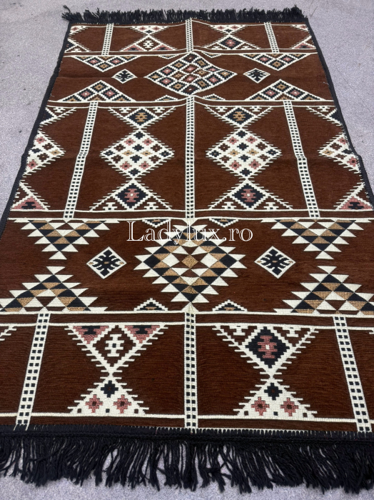 Covor cu Motive Tradiționale 60x120 – Stil Autentic, Calitate Superioară - C1668 [2]