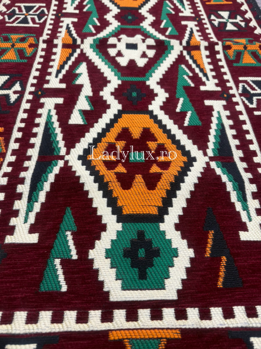 Covor cu Motive Tradiționale 60x120 – Stil Autentic, Calitate Superioară - C1672 [2]