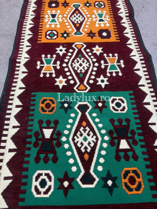 Covor cu Motive Tradiționale 60x120 – Stil Autentic, Calitate Superioară - C1673 [2]