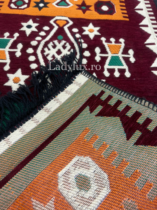 Covor cu Motive Tradiționale 60x120 – Stil Autentic, Calitate Superioară - C1673 [3]
