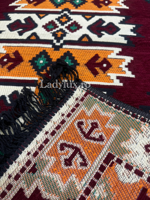 Covor cu Motive Tradiționale 60x120 – Stil Autentic, Calitate Superioară - C1674 [4]