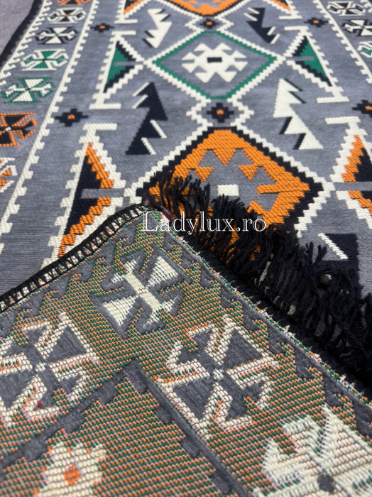 Covor cu Motive Tradiționale 60x300– Stil Autentic, Calitate Superioară - C1650 [3]