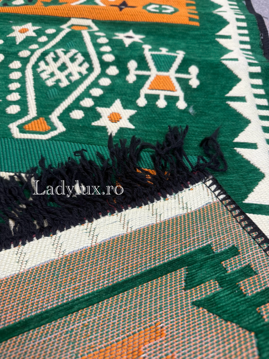 Covor cu Motive Tradiționale 60x120– Stil Autentic, Calitate Superioară - C1652 [4]