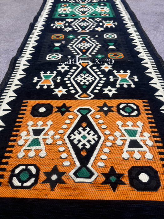 Covor cu Motive Tradiționale 60x300– Stil Autentic, Calitate Superioară - C1664 [2]