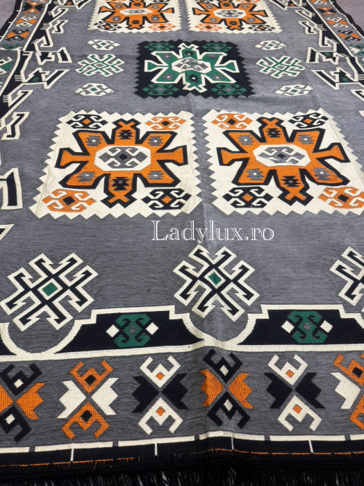 Covor cu Motive Tradiționale 160x250– Stil Autentic, Calitate Superioară - C1649 [2]