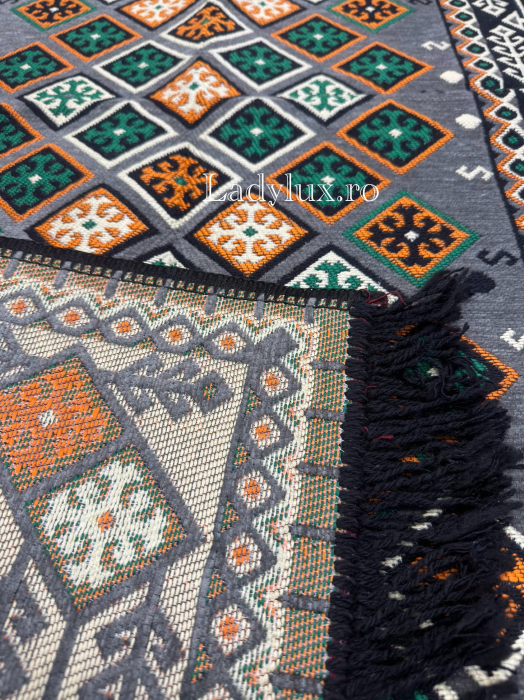 Covor cu Motive Tradiționale 80x125– Stil Autentic, Calitate Superioară - C1660 [3]