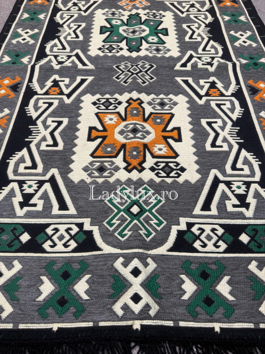 Covor cu Motive Tradiționale 80x125– Stil Autentic, Calitate Superioară - C1662 [2]